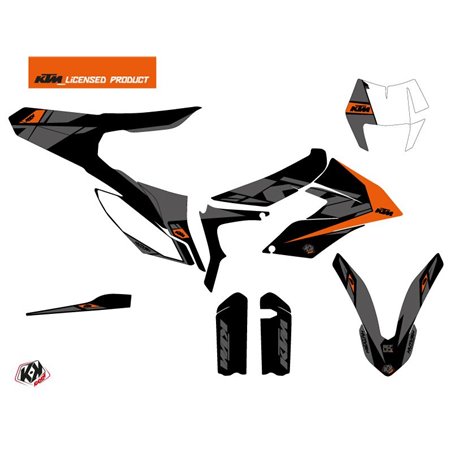 Kit Déco Moto Cross Reflex KTM 350 FREERIDE Noir