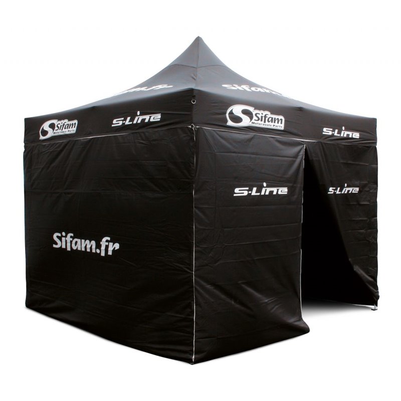 Barnum Publicitaire 3x3m - Structure Acier - 30kg Toile polyester : 250gr/m2 