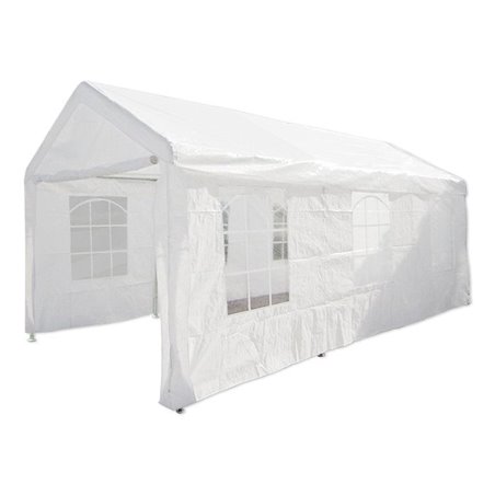 Barnum Publicitaire 3x6m Blanc Structure Acier Ø37mm Toile polyester : 180gr/m2