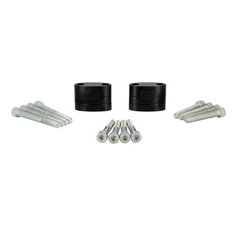 Kit de 2 rehausses pour guidon avec Barre Ø22 mm Noir