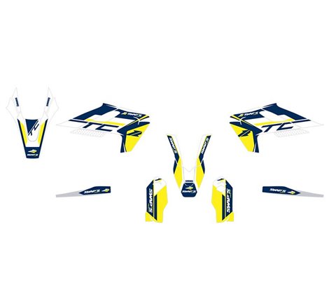 Kit Déco Diamond Light - HUSQVARNA TC85 Grandes Roues - Bleu
