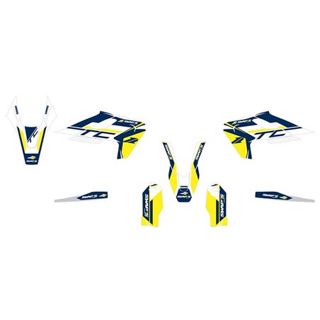 Kit Déco Diamond Light - HUSQVARNA TC85 Grandes Roues - Bleu
