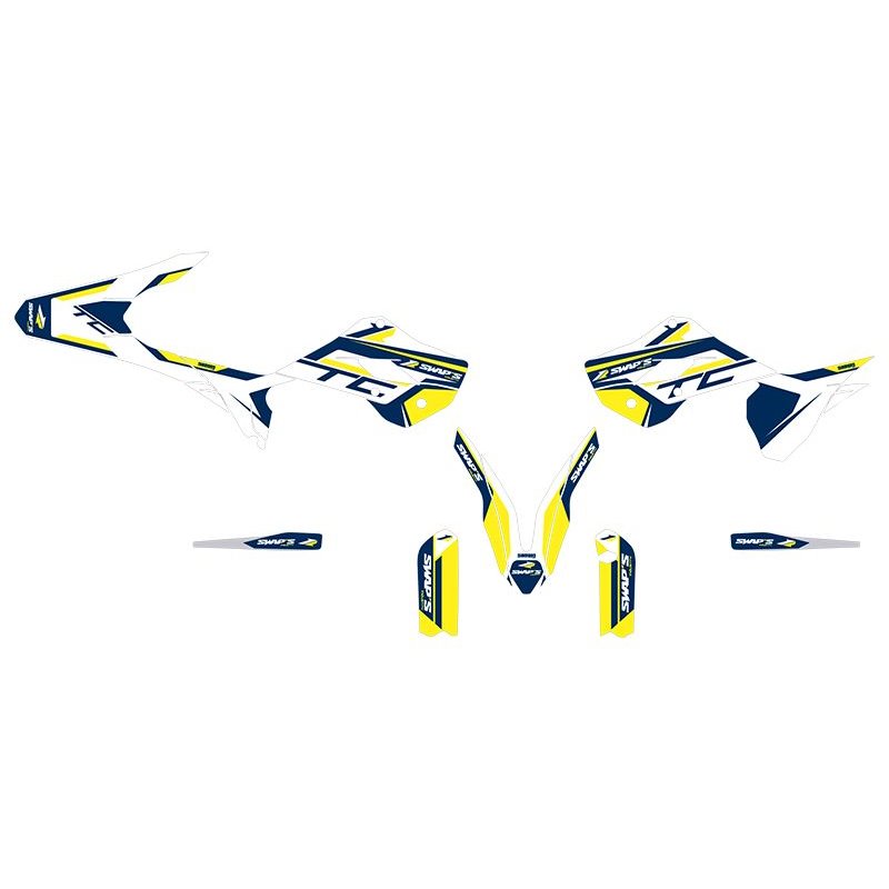 Kit Déco Diamond Light - HUSQVARNA TC85 - Bleu