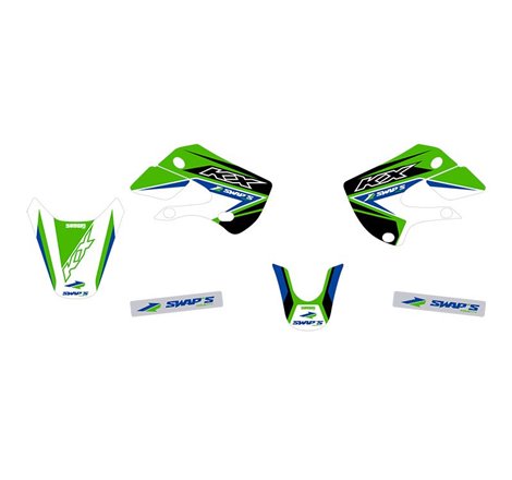 Kit déco Diamond Light - KAWASAKI KX65 - Vert