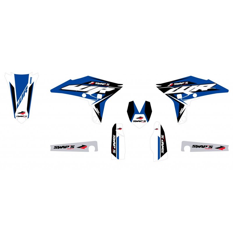 Kit déco Diamond Light - YAMAHA WR-F 450 - Bleu