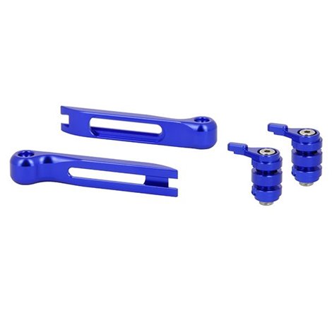 Kit Embouts + Molettes Bleus pour Leviers réglables