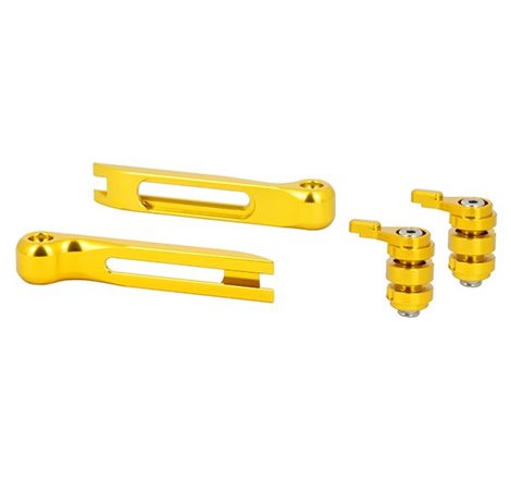Kit Embouts + Molettes dorés pour Leviers réglables