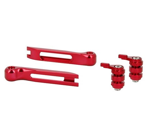 Kit Embouts + Molettes rouges pour Leviers réglables