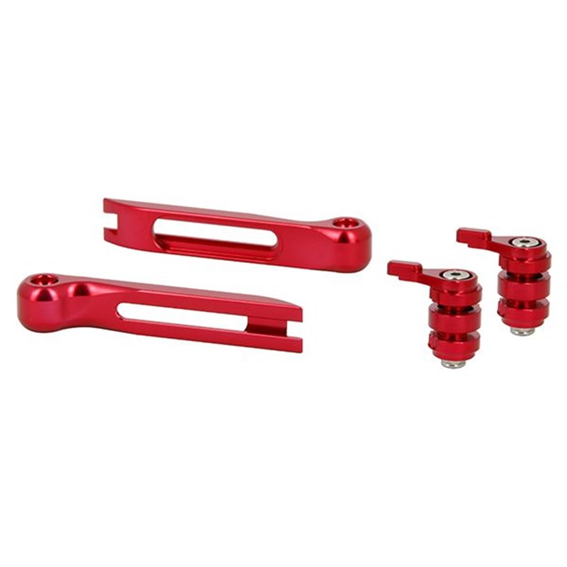 Kit Embouts + Molettes rouges pour Leviers réglables