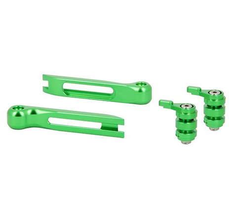 Kit Embouts + Molettes verts pour Leviers réglables
