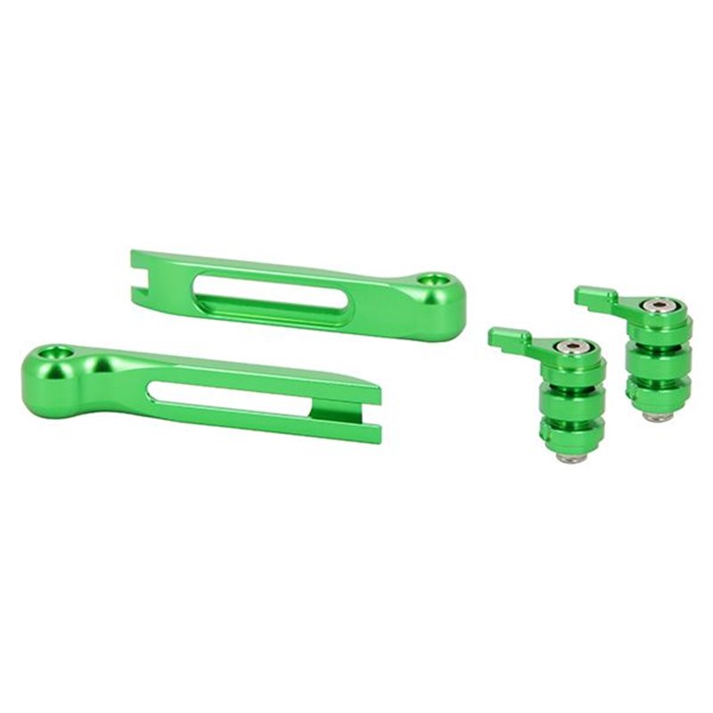 Kit Embouts + Molettes verts pour Leviers réglables