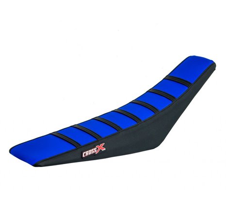 HOUSSE DE SELLE SHERCO SE-R SEF-R - TOP BLUE- SIDE BLACK-STRIPES BLACK 