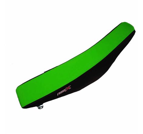 HOUSSE DE SELLE  KAWASAKI KXF 450 16 - 18 KXF 250 17-20 TOP GREEN- SIDE BLACK (M217-2GB)