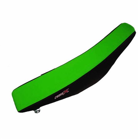 HOUSSE DE SELLE  KAWASAKI KXF 450 16 - 18 KXF 250 17-20 TOP GREEN- SIDE BLACK (M217-2GB)