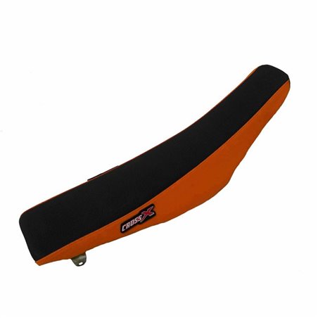 HOUSSE DE SELLE KTM SXF 250-450 16-18  SX 125-150 16-18 SX 250 17-18 EXC 17-19 TOP BLACK- SIDE ORANGE (M518-2BO)