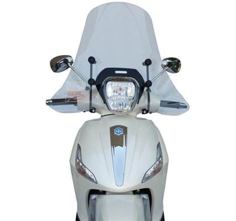 Parebrise pour Piaggio Beverly haut sans bord