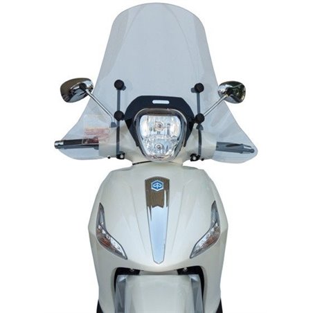 Parebrise pour Piaggio Beverly haut sans bord