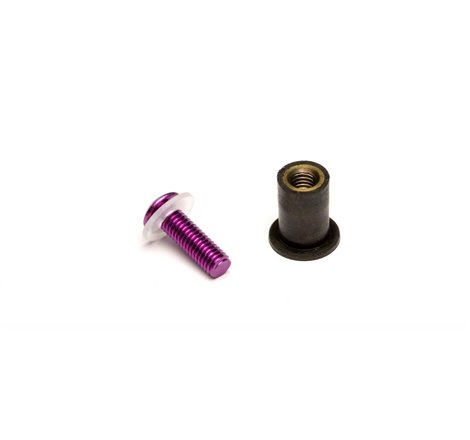 Kit Visserie de parebrise Violet - Ø4mm