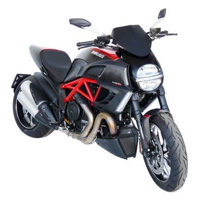 Bulle pour Ducati Diavel GEN-X Noir Satinée