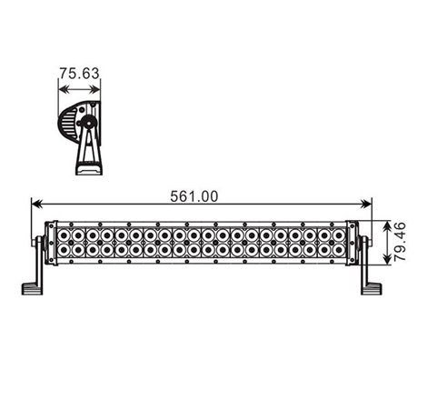 Projecteur Quad 40 LED 120W 7200Lum, Epistar Leds,CE Rohs