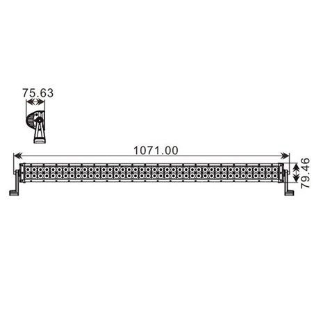 Projecteur Quad 80 LED 240W 14400 Lum,Epistar Leds,CE Rohs