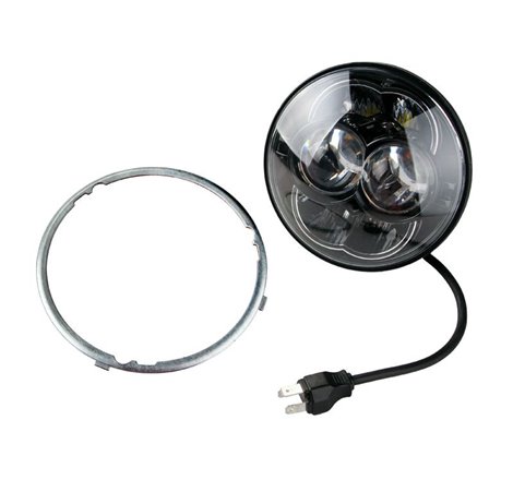 Projecteur Rond 8 LED 30/48W 2800/4450 Lum Dim: Ø 114 x 99,6mm - fond noir