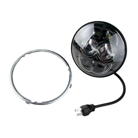 Projecteur Rond 8 LED 30/48W 2800/4450 Lum Dim: Ø 114 x 99,6mm - fond noir