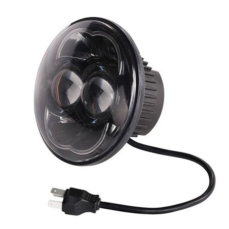 Projecteur Rond 8 LED 30/48W 2800/4450 Lum Dim: Ø 114 x 99,6mm - fond noir