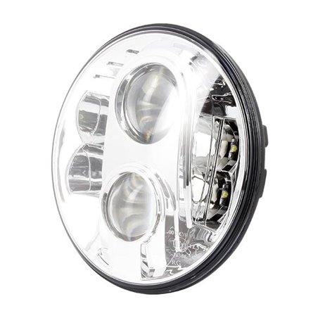 Projecteur Rond 8 LEDs cristal