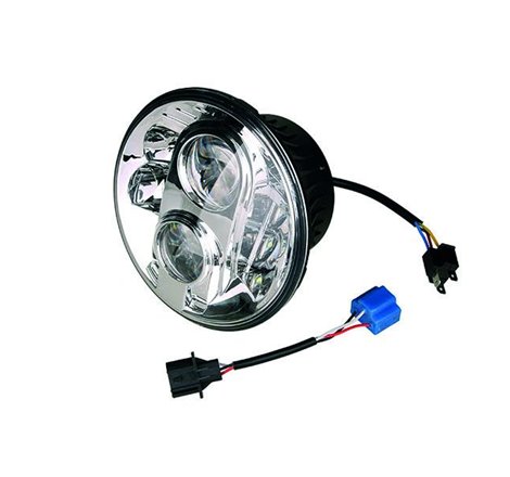 Projecteur rond 8 LEDs noir