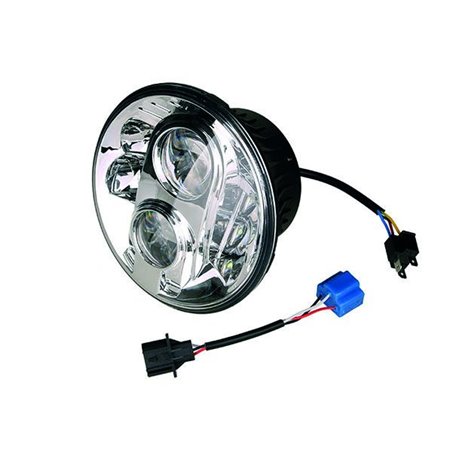 Projecteur rond 8 LEDs noir