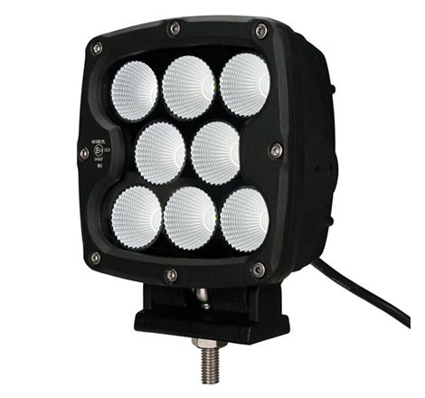 Projecteur carré 8 LEDs noir