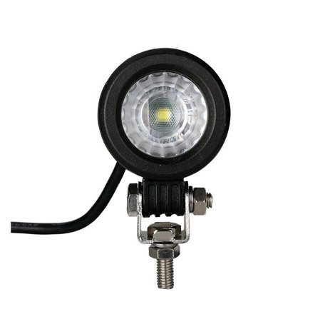 Projecteur rond 1 LED noir