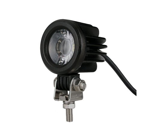 Projecteur rond 1 LED noir