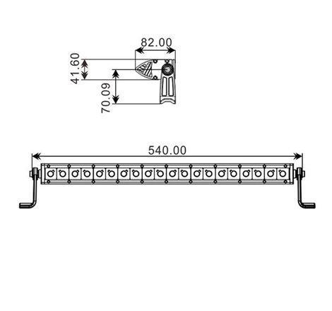 Projecteur Quad 20 LED 100W 3D 100W,7000 Lum,CE Rohs