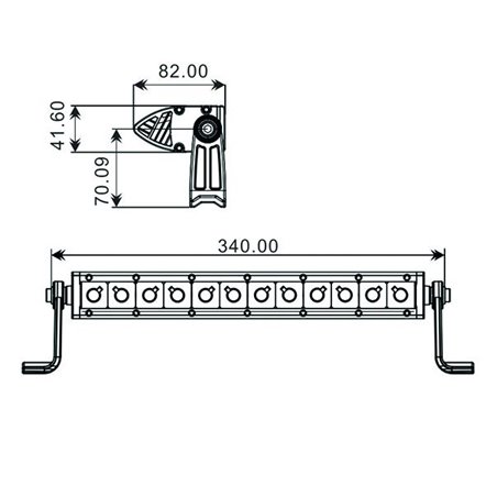 Projecteur Quad 12 LED 60W 3D 4200Lum, Cree Leds, CE Rohs