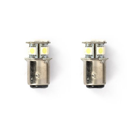 Ampoules S25 - 8 Leds  BA15D -  Blister de 2 Ampoules