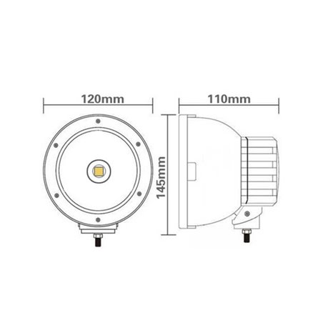 Projecteur LED 25 W 2500LM