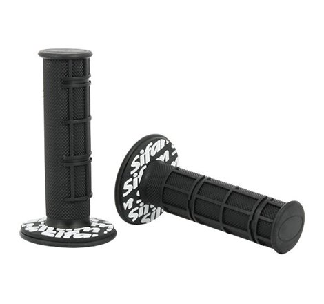 Poignées anti vibrations noires cross SIFAM Ø22mm