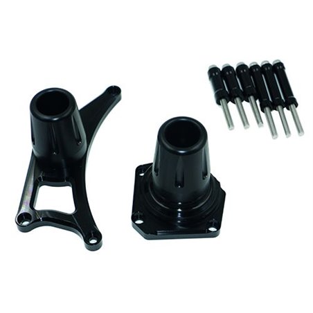 Kit Protection de Carters CNC Anodisés Noir MT-01 2005-2011 Gauche et Droit