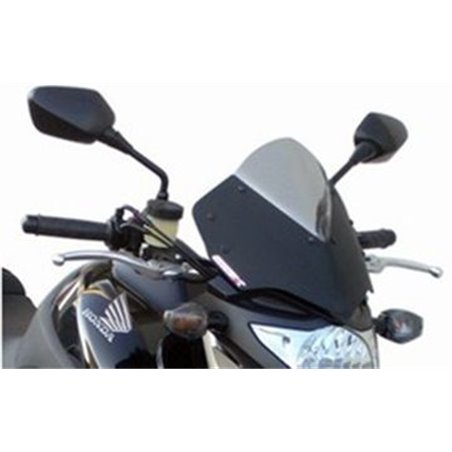 Saut de vent touring pour Honda CB1000R noir et transparent