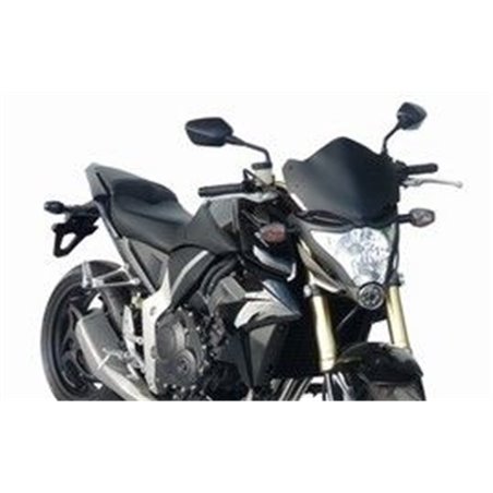 Saut de vent touring pour Honda CB1000R noir et fumé foncé