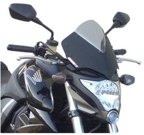 Saut de vent touring pour Honda CB1000R Bi satiné bulle transparente