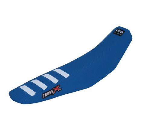 HOUSSE DE SELLE TM MX-EN 125-250-450-530 UGS COLOR WAVE BLUE-WHITE 