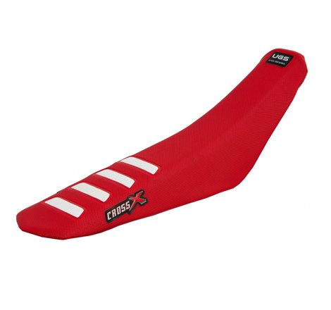 HOUSSE DE SELLE  HONDA CRF 250 - 450 - UGS COLOR WAVE RED-WHITE