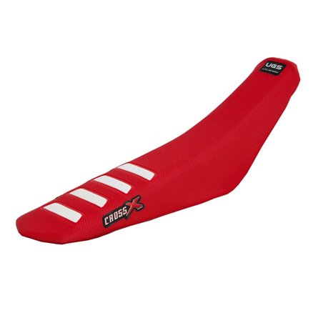 HOUSSE DE SELLE  HONDA CRF 250 - 450 - UGS COLOR WAVE RED-WHITE