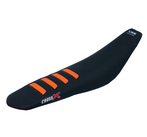 HOUSSE DE SELLE KTM SXF 250-450 - SX 125-150-250 - UGS COLOR WAVE BLACK-ORANGE