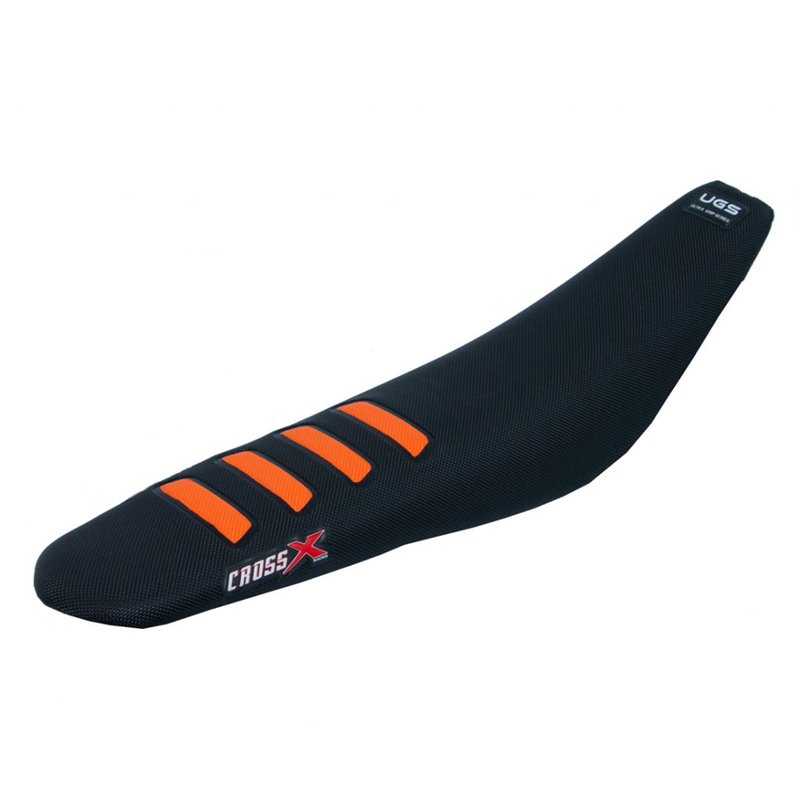 HOUSSE DE SELLE KTM SXF 250-450 - SX 125-150-250 - UGS COLOR WAVE BLACK-ORANGE