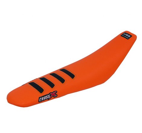 HOUSSE DE SELLE KTM SXF 250-450 - SX 125-150-250 UGS COLOR WAVE ORANGE-BLACK 