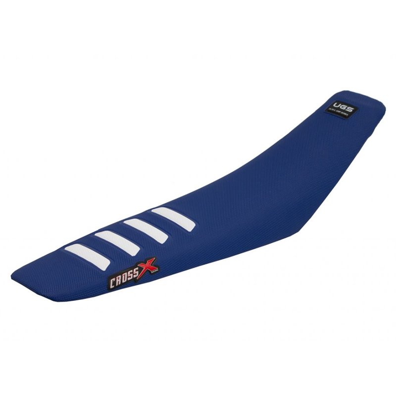 HOUSSE DE SELLE HUSQVARNA FC-TC - FE-TE - UGS COLOR WAVE BLUE-WHITE 